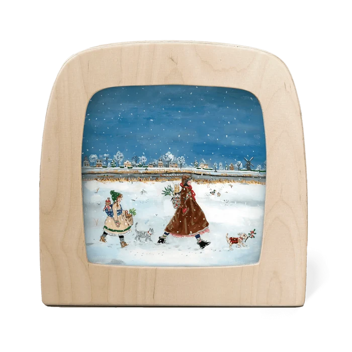 Gwen van Knippenberg - Winter Stroll Silhouette