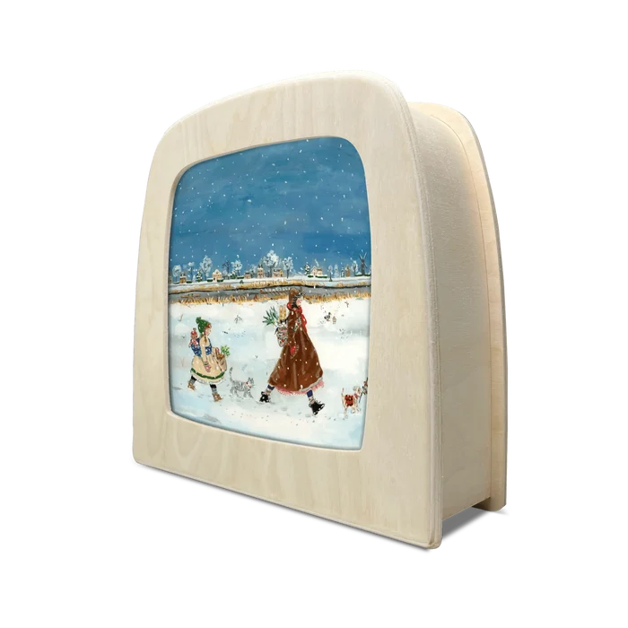 Gwen van Knippenberg - Winter Stroll Silhouette side view
