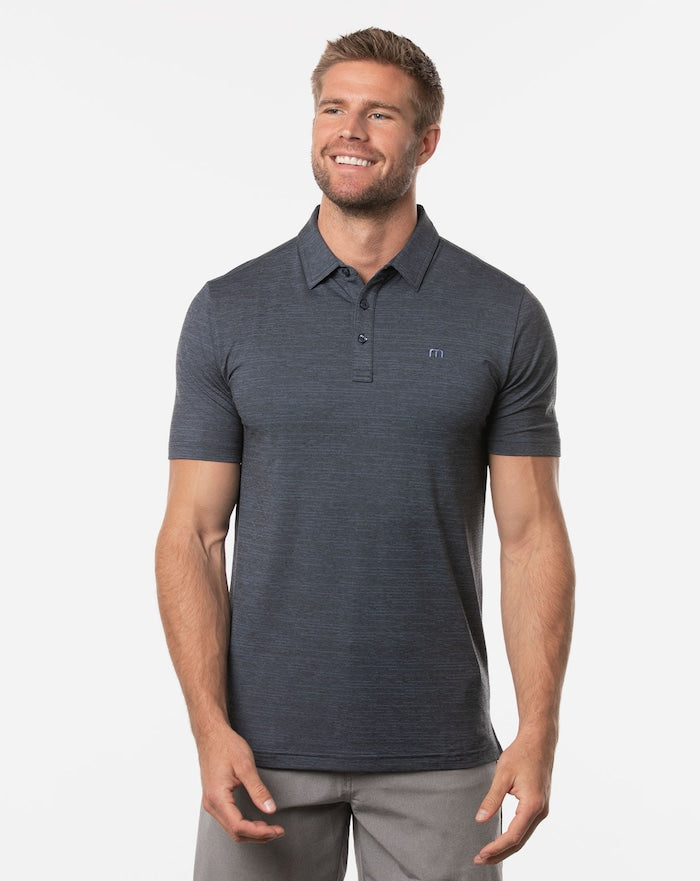 TravisMathew Men's Heater Polo Apparel TravisMathew