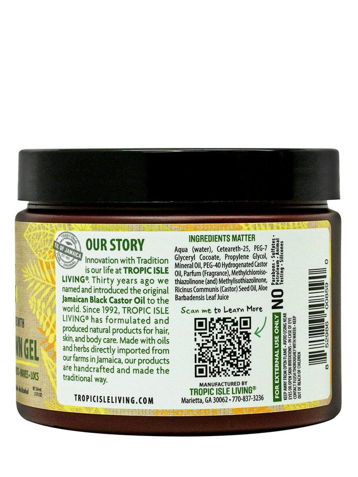 TROPIC ISLE LIVING Jamaican Black Castor Hair Growth 5 in 1 Loc Down Gel (12oz)