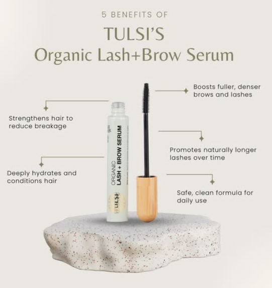 Tulsi - Castor oil  (Ricinusolie) Vippe & Bryn Serum – øko
