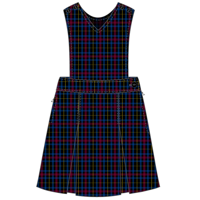 Tunic with Detachable Button off Bib
