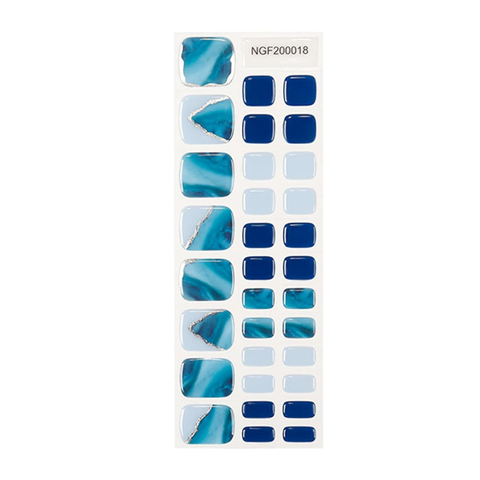 Twilight Ridge Pedicure Gel Nail Strips