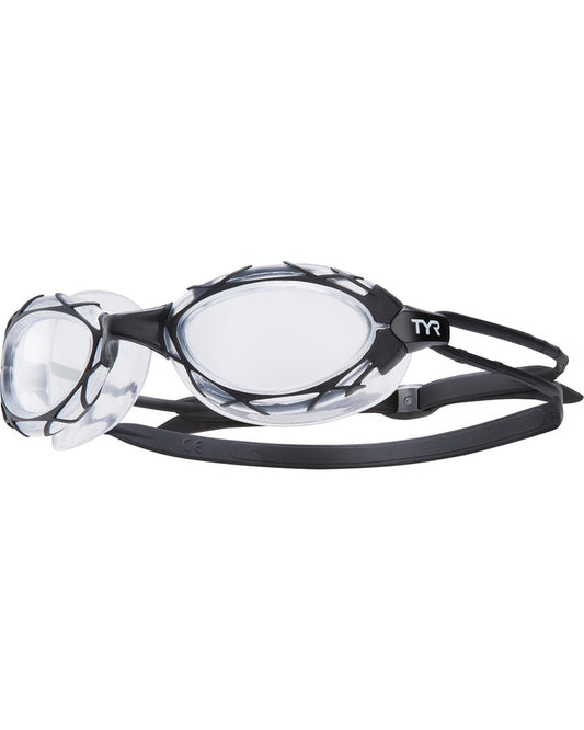 TYR Nest Pro Adult Goggles Equipment TYR Black/Clear