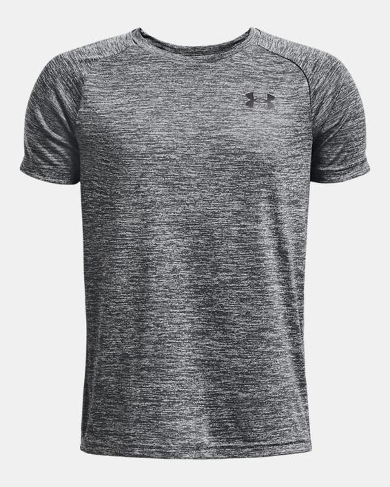 Under Armour Boys' Tech 2.0 Short Sleeve Apparel Under Armour Pitch Gray/Black-012 Small
