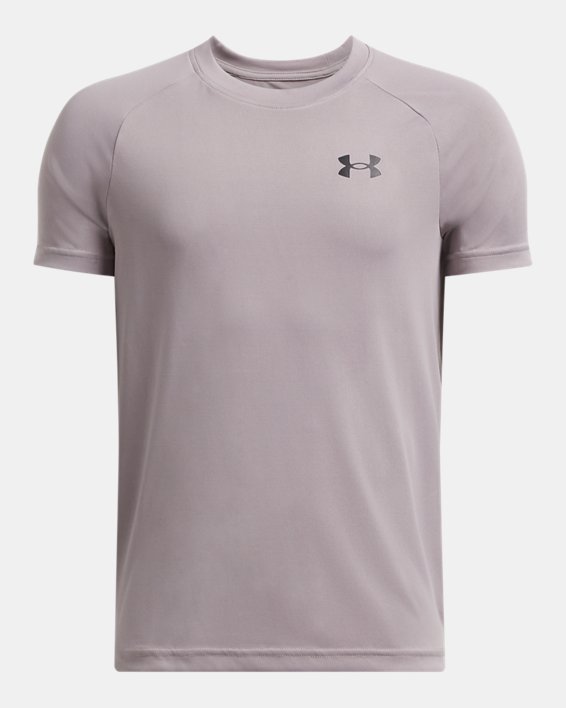 Under Armour Boys' Tech 2.0 Short Sleeve Apparel Under Armour Tetra Grey/Black-015 Small