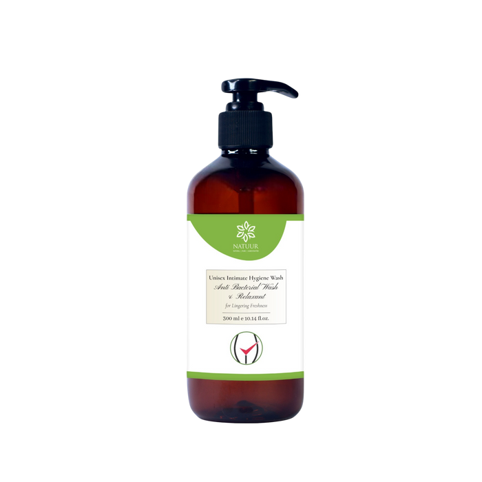 Unisex Intimate Hygiene Wash - 300 ml [Anti Bacterial Wash & Relaxant For Lingering Freshness]