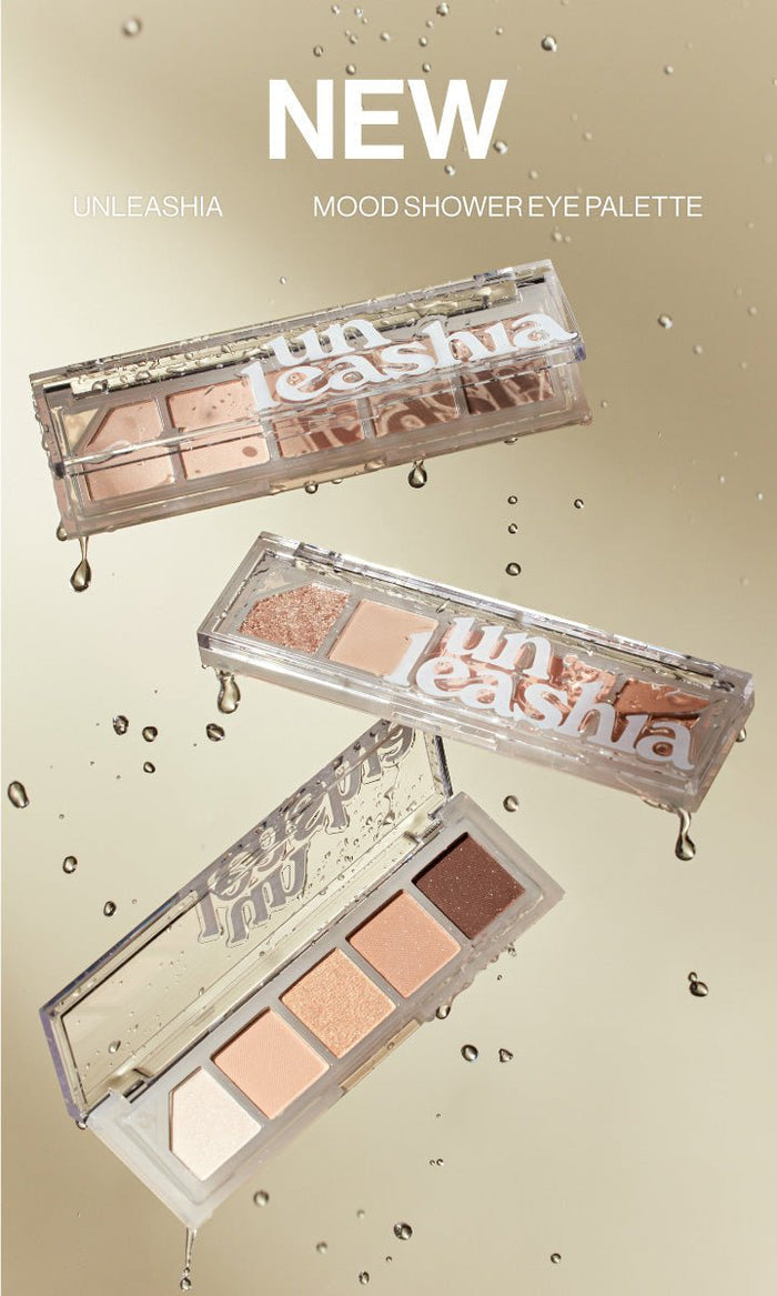 Unleashia Mood Shower Face Palette (5 Types). باليت الوجه أنليشيا مود شاور (5 أنواع) - Princess Cosmetics Qatar