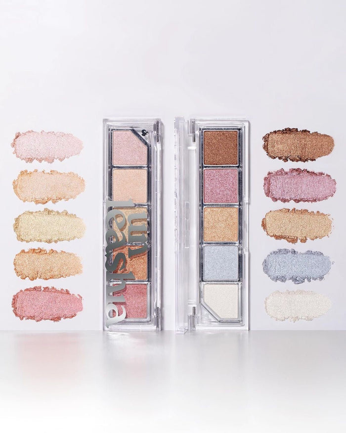 Unleashia Mood Shower Face Palette (5 Types). باليت الوجه أنليشيا مود شاور (5 أنواع) - Princess Cosmetics Qatar