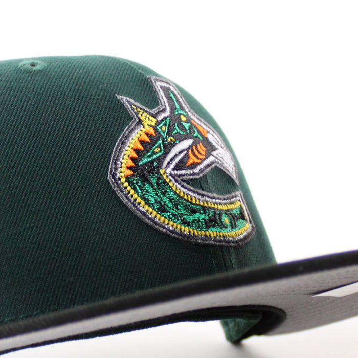 Vancouver Canucks 1998 All Star Game New Era 59Fifty Fitted Hat (Green Black Gray Under brim)