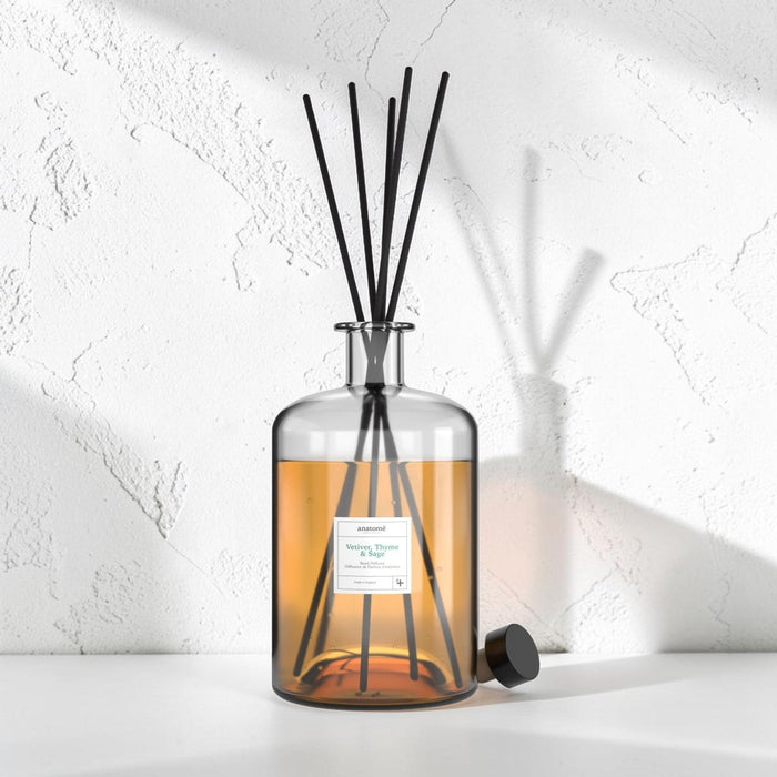 Vetiver, Thyme & Sage Essential Oil Room Diffuser - anatomē