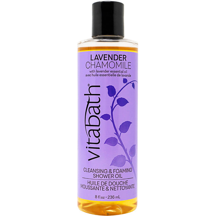 Vitabath Lavender Chamomile Foaming Shower Oil 8oz