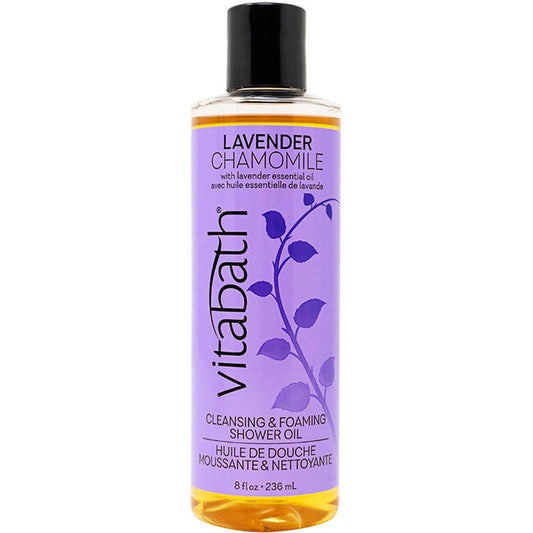 Vitabath Lavender Chamomile Foaming Shower Oil 8oz