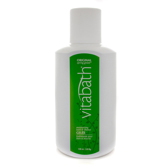 Vitabath Moisturizing Bath and Shower Gelee, Original Spring Green, 128 Ounce