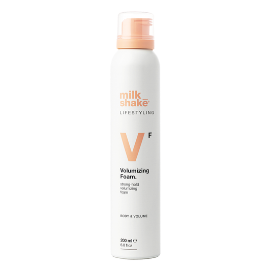 milk_shake  Volumizing Foam bottle on a white background