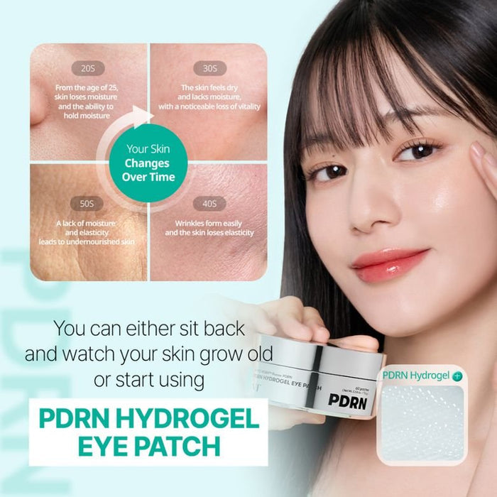 VT Cosmetics PDRN Hydrogel Eye Patch (60 Patches) رقعة العين الهيدروجيلية من في تي كوزمتكس بي دي آر إن - Princess Cosmetics Qatar