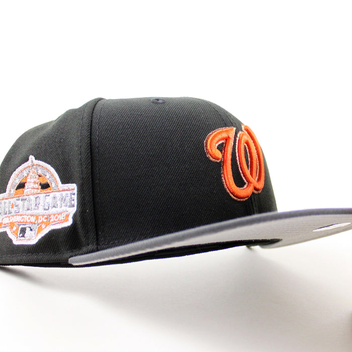 Washington Nationals 2018 All Star Game New Era 59Fifty Fitted Hat (Black Graphite Gray Bottom)