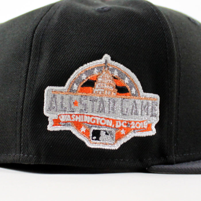 Washington Nationals 2018 All Star Game New Era 59Fifty Fitted Hat (Black Graphite Gray Bottom)