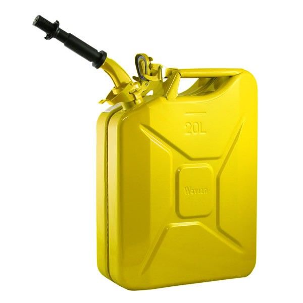Wavian 5.3 Gallon / 20 Liter Fuel Can in Yellow