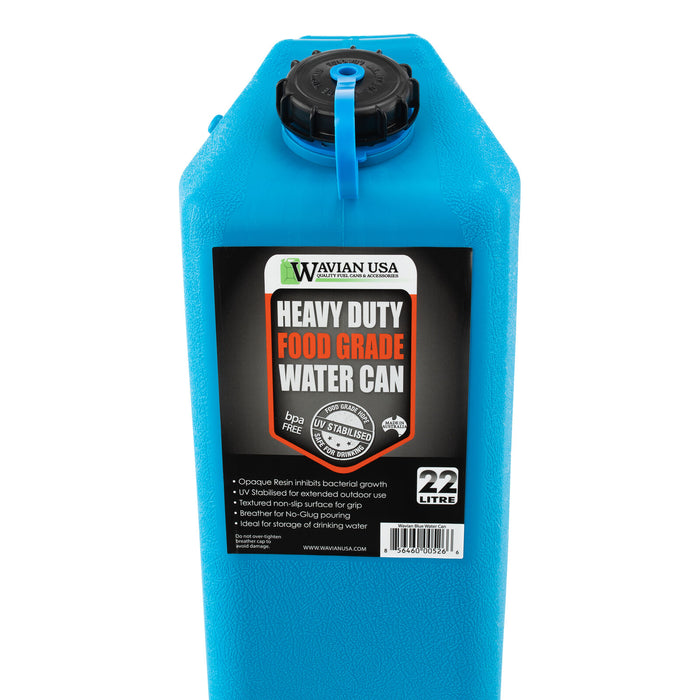 Wavian 5.8 Gallon / 22 Liter Water Container in Blue