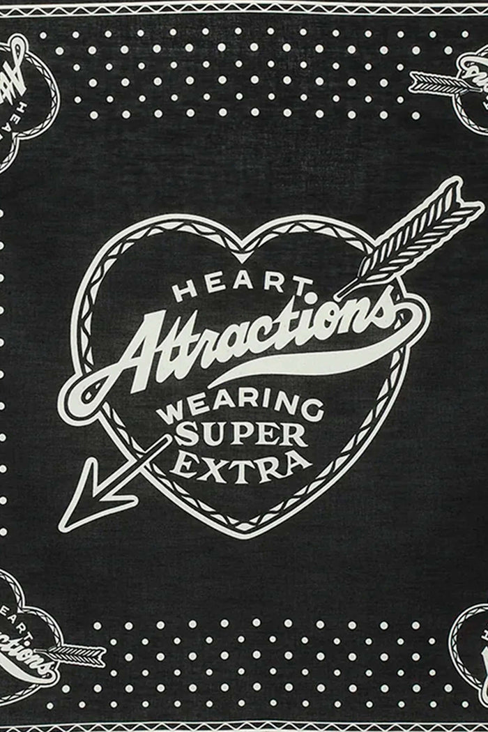 Wearmasters Heart Attractions Bandana - Black