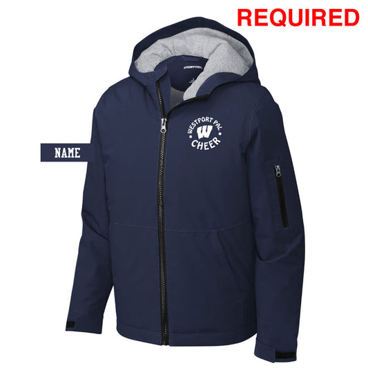 Westport PAL Cheer Waterproof Insulated Jacket-REQUIRED Logowear Westport PAL Cheer Youth XS