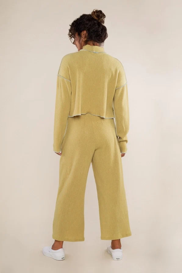 Winnie Pleated Turtleneck Top