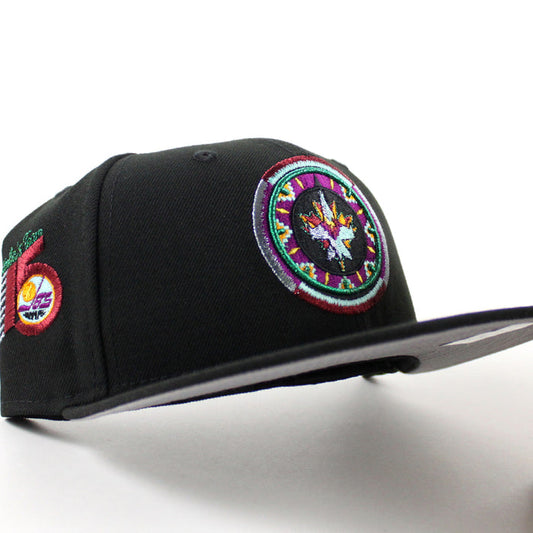 Winnipeg Jets 15 Years New Era 59Fifty Fitted Hat (Black Gray Under Brim)