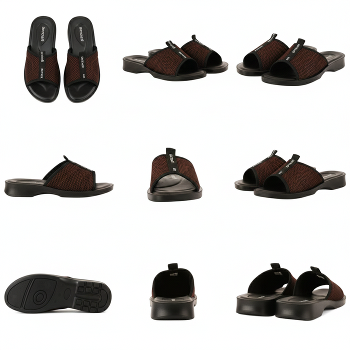 Women Slipper LA-3208-BROWN
