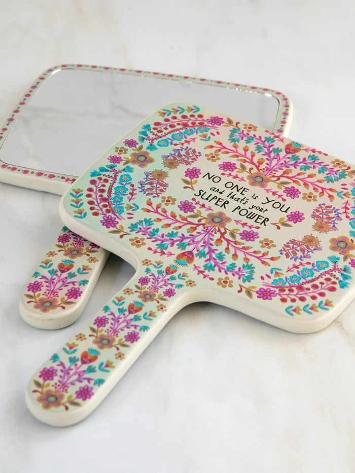 Wooden Hand Mirror - No One Is You-view 1