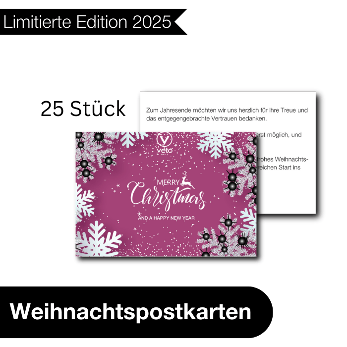 X-Mas Geschenkkarte A6 - 25 Stück
