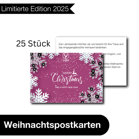 X-Mas Geschenkkarte A6 - 25 Stück