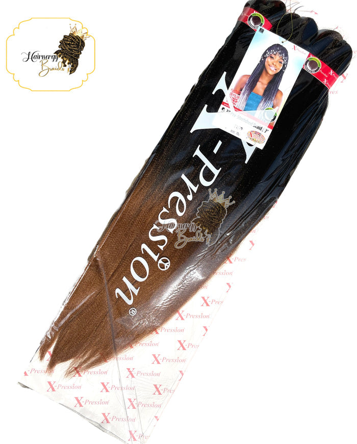X-Pression Pre-stretched Hair Braiding Extensions 50" Color 1/30