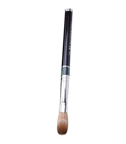 X5 SUPER Kolinsky Acrylic Nail Brush for Powder Manicure (CRIMPED) - Choose Size