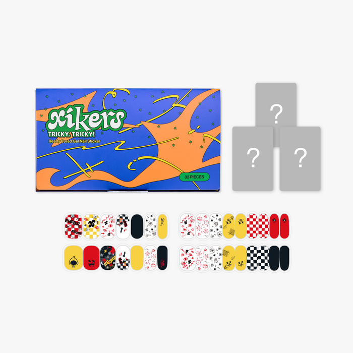 xikers - READY CURED GEL NAIL STICKER : TRICKY. TRICKY! - COKODIVE