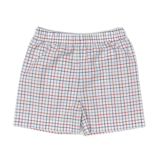 Zuccini Leo Short-Star Spangled Windowpane